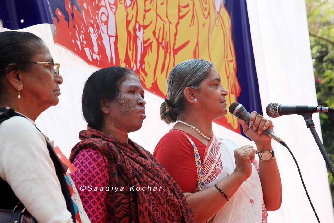 Soni Sori at Aath March Saath March, Jantar Mantar.