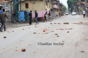 After the stone pelting in Chanpora
